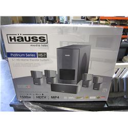 HAUSS NEW IN BOX MEDIA LABS 5.1 HD HOME THEATER SYSTEM