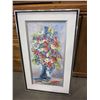 Image 1 : OTTO JEGODTKA ORIGINAL FLORAL ACRYLIC THE COLOR OF SUMMER