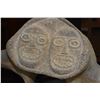 Image 2 : Carved whale vertebrae depicting twin faces and outspread arms, 15" in height and 27" wide, no signa