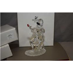 Swarovski Crystal figure from the Masquerade collection, annual edition 2001 "Harlequin with origina