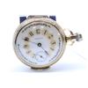 Image 1 : Yale size 18, 11 jewel pocket watch, serial #372406, circa 1883, full nickel plate stem wind and lev