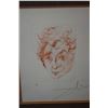 Image 1 : Framed sanguine etching "Marc Chagall", pencil signed by artist Salvador Dali 67/150, 11" X 8"