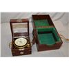 Image 1 : Antique mahogany cased Swiss made Ulysse Nardin mariner's chromometer, working at time of cataloguin