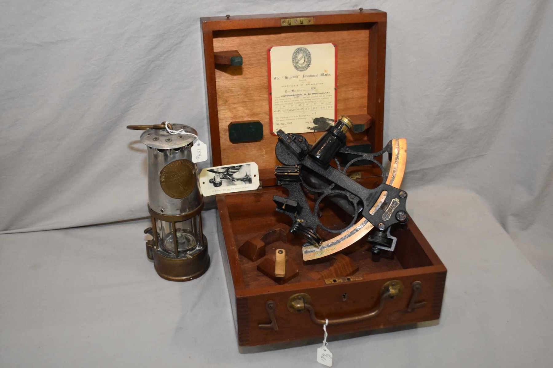 Vintage mahogany cased Hezzanith Instruments Works