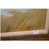 Image 2 : Framed oil on massonite painting titled on verso "Evening Storm, (Alta) signed by artist Orestes Nic
