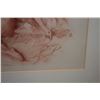 Image 2 : Original sanguine chalk drawing of a nude by French artist Yves Diey, 9 1/2" X 13"