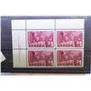 Image 10 : Large selection of non-circulated Canadian collectible postage stamps, all in joined set of four, al