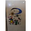 Image 2 : Framed limited edition coloured lithograph pencil signed by artist Joan Miro, 24" X 16"