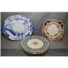 Image 2 : Large selection of china and semi porcelain plates including Royal Crown Derby, Royal Chelsea, Hamme