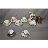 Image 1 : Two tray lots including eight china cups and saucer including Royal Albert, Windsor etc. plus a smal