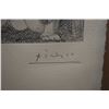 Image 2 : Framed limited edition etching by Picasso of the artist at work in his studio, pencil signed 74/750,