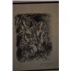 Image 1 : Framed limited edition lithograph of winged horses ( Four horses of the Apocalypse) signed by artist