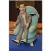 Image 1 : Vintage Pee Wee Herman doll and a chair made by Matchbox Toys