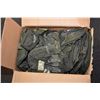 Image 1 : Box lot of several used gas mask covers etc.