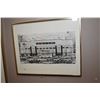 Image 1 : Framed limited edition print titled "Hudson's Bay Center" pencil signed by artist Toti '90, 99/220