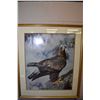 Image 1 : Framed print of an eagle by artist R. Fehr