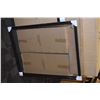 Image 1 : Box of ten brand new black floater frames 39" X 31"