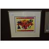 Image 1 : Framed original pen and ink on paper painting titled "Thank My Creator" signed by artist Red Bear, 8