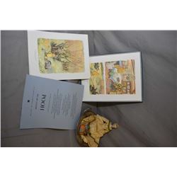 Selection of collectibles including  Pooh- His Art Gallery  featuring the coloured illustrations of 