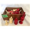 Image 1 : CHESS MEN SET, WOOD