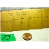 Image 1 : GR OF 5, 1956 FARTHING COINS