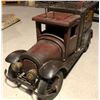 Image 2 : DECORATIVE WOOD & TIN ANTIQUE LOOK DELIVERY TRUCK