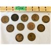 Image 2 : GR OF 11, BRITISH PENNIES, DATED 1891 TO 1967