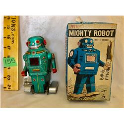 1960'S NOGUCHI OF JAPAN TIN ROBOT WITH ORIGINAL BOX