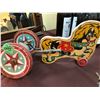 Image 1 : CHILD'S PULL TOY, WOOD & TIN