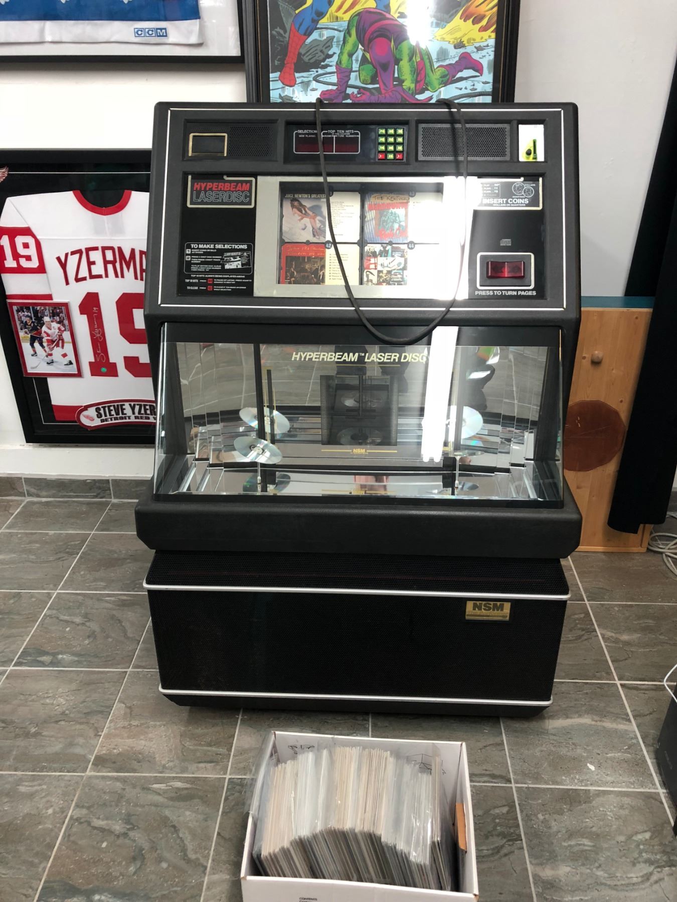 Hyperbeam Laser Disc Jukebox