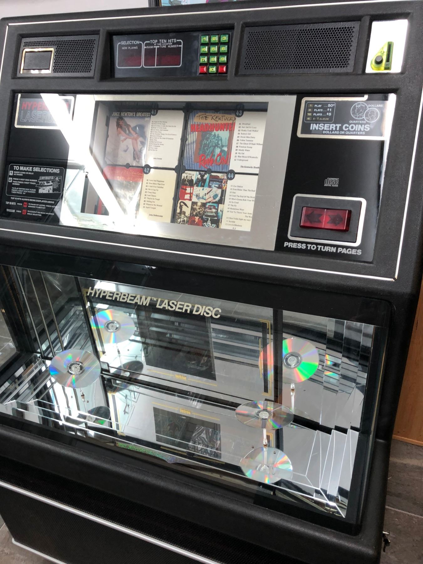 Hyperbeam Laser Disc Jukebox