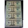 Image 2 : WORLD RESERVE UNCUT SHEET OF (4) $20 2004-A STAR