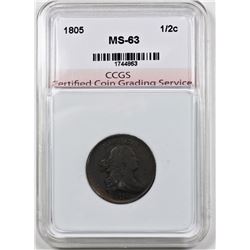 1805 HALF CENT CCGS