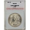 Image 1 : 1891-O MORGAN SILVER DOLLAR CCGS