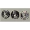Image 1 : (3) 1 OZ SILVER ROUNDS