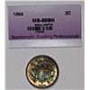 Image 1 : RARE! 1864 TWO CENT SMALL MOTTO