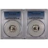 Image 1 : (2) 1945-D MERCURY DIMES PCGS