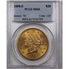 Image 1 : 1898-S $20 GOLD LIBERTY PCGS MS 61.