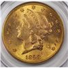 Image 2 : 1898-S $20 GOLD LIBERTY PCGS MS 61.