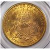 Image 3 : 1898-S $20 GOLD LIBERTY PCGS MS 61.