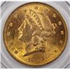 Image 2 : 1899 $20 GOLD LIBERTY PCGS MS 61