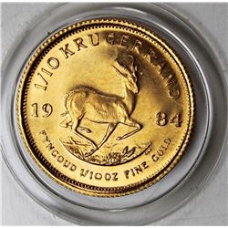 1984 1/10 OZ GOLD