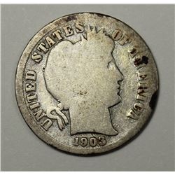 1903-S BARBER DIME