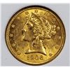 Image 2 : 1906 $5 LIBERTY GOLD PNA