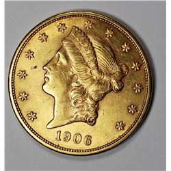 1906 $20 LIBERTY GOLD