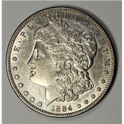 1884-S MORGAN SILVER DOLLAR