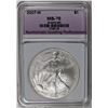 Image 1 : 2007-W BURNISHED AMERICAN SILVER EAGLE