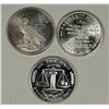 Image 2 : (3) 1OZ .999 SILVER ROUNDS