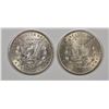 Image 2 : MORGAN SILVER DOLLARS - 1890 BU AND