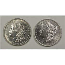 MORGAN SILVER DOLLARS - 1883-O CH BU AND